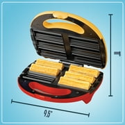 Nostalgia Electric Churro Maker, Red and Yellow