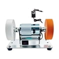 thumbnail image 4 of vortess Bench Grind Power Belt Sander Two Wheel (coarse & Fine) Small for Edge Polishing Seven Speed, 4 of 9