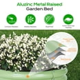 thumbnail image 5 of Aoodor 4-in-1 Modular Metal Raised Garden Bed, 63''L x 32''W x 32''H Outdoor Planter Box for Vegetables, Flowers, Herbs, Green, 5 of 9