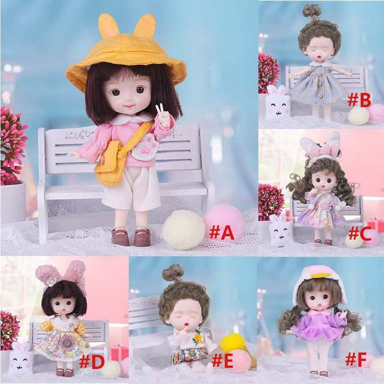 Adorable doll Cute Expression Girls OB11 Doll Princess Doll Baby Fashion