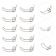 thumbnail image 4 of 10pcs Trumpet Watergate Key Springs Drain Clique Trumpet Accesorios (Plata), 4 of 7