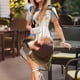 thumbnail image 3 of Balery Blue Sky Meadow Cute Cow Vestidos sueltos de manga corta para mujer, vestidos de verano 2025, vestidos casuales de corte A con vuelo., 3 of 6
