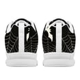 thumbnail image 7 of COEQINE Women Halloween Sneakers White Sole Mesh Breathable Lace Up Running Shoes for Travel Outdoor Athletic Sport Footwear, Vintage Ghost Cobweb Bat, 7 of 7