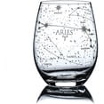 thumbnail image 1 of Greenline Goods Aries Stemless Wine Glass | Etched Zodiac Aries Gift | 15 oz (Single Glass) - Astrology Sign Constellation Tumbler…, 1 of 7