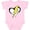 AD-Pink, variant on Inktastic Lightning Bolt Heart Boys or Girls Baby Bodysuit