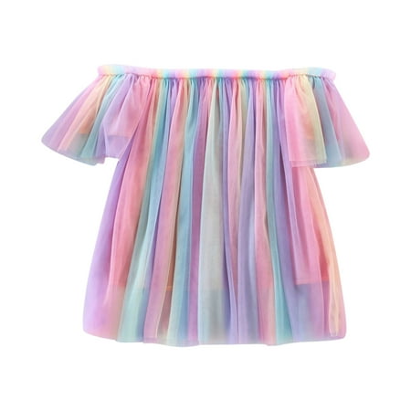 

adviicd Toddler Dress Up Girls Casual Dress Summer Button V Neck Short sleeveless Ruffle Hem Flowy Swing Mini Dresses Purple 2-3 Years