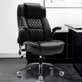 thumbnail image 5 of WOSDOM Ergonomic Executive office Chair Adjustable Lumbar Support Black Bonded Leather Back Style, 5 of 8