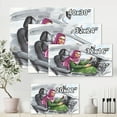 thumbnail image 4 of Arabian Lady Driving A Car II 40 in x 30 in Painting Canvas Art Print, by Designart, 4 of 4