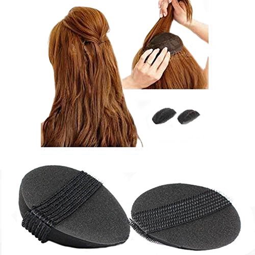 4Pcs/2Pair Sponge Bump It Up Volume Hair Base Styling Insert Tool Hair