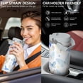thumbnail image 6 of 1pc Butterfly 30oz Tumbler with Straw & Handle - Insulated Stainless Steel Cup | Holiday Gift for Man Women (Christmas, Valentine's, Birthday), 6 of 7