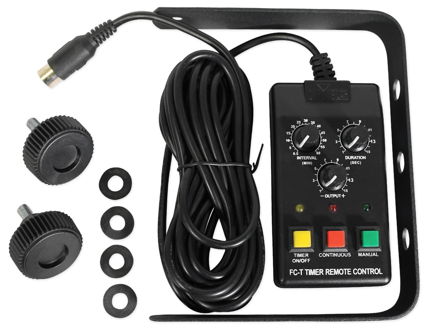 2) Chauvet DJ H1200 Hurricane 1200 Compact Fog Machines W/Remote Timer+Fog Juice
