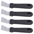 thumbnail image 2 of 10 palas descongeladoras, limpieza eficiente, mango antideslizante, agujero para colgar, raspador de hielo, herramienta para descongelar cocina, color negro, 2 of 14