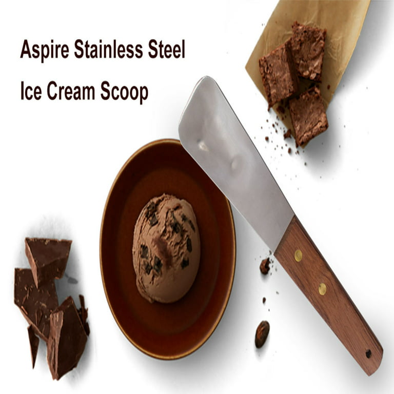 POWSHELF 2 Pack Ice Cream Spade, Stainless Steel Flat Ice Cream
