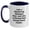White/Navy, variant on Marketing Manager Keepsake Mug for Him – Black & White Birthday Gift