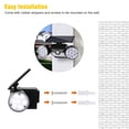 thumbnail image 2 of Solar Motion Sensor Dual Head Lights Outdoor Lighting, 30LED IP65 Waterproof 360° Rotatable Solar Powered Wall Lights Spotlight Flood Security Lights for Front Door Yard Garden Garage, 2 of 9
