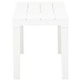 thumbnail image 3 of vidaXL Garden Benches 2 pcs White Plastic, 3 of 5