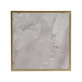 thumbnail image 6 of Christopher Knight Home 15.75" Square Glass Side Table with Iron Geometric Frame, Gold+White, 6 of 9