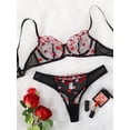 thumbnail image 4 of LovelyWholesale Women's See-through Floral Decor Secret Set, 4 of 4