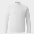 thumbnail image 7 of hotojiny Long Sleeve Shirts for Men Athletic Workout Quarter Zip Pullover Big and Tall Stretchy Sun Protection Outdoor T-Shirts, 7 of 7