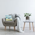 thumbnail image 3 of Stupell Industries Seagull on Summer Shore Square Decorative Printed Throw Pillow, 18 x 18, 3 of 6