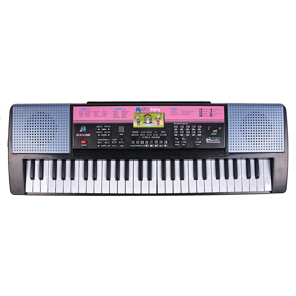 54Key Children Electronic Keyboard USB Charging and Battery Dualpurpose Electronic Piano for