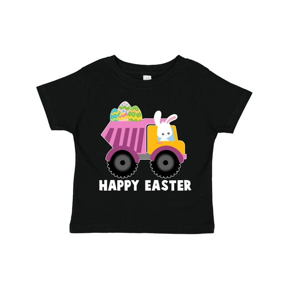 Inktastic Happy Easter Bunny Delivering Easter Eggs Boys or Girls Toddler T-Shirt