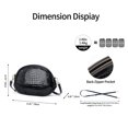 thumbnail image 3 of FEIMINA Genuine Leather Crossbody Bag, Womens Black Tote Bag/Purse Lots Of Pockets, Crocodile Shoulder Bag, Designer Purses,  Lightweight Dome Tote (Black), 3 of 9