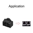 thumbnail image 3 of Tapa de silicona para puerto Ethernet RJ45, tapón anti-polvo negro, 5 piezas, 3 of 4