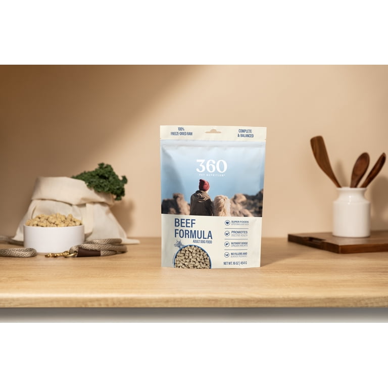 360 Pet Nutrition Beef Freeze Dried Dog Food, 16 oz photo 8