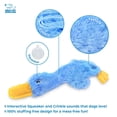 thumbnail image 3 of Juguete arrugado para perros Best Pet Supplies, pato, para todas las razas, azul, 3 of 5