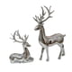 thumbnail image 4 of Figuras de reno y alce para escritorio Plata, 4 of 9