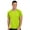 Fluorescent Green, variant on IEFIEL Mens Rash Guard Swim Shirt Short Sleeve UV Protection Shirt Athletic Quick Dry T-Shirt Tees Lake Blue 5XL