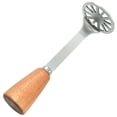thumbnail image 1 of Machacadores de patatas duraderos de acero inoxidable, machacador de aguacate con mango de madera, herramienta de cocina perfecta para triturar frutas y verduras, apto para lavavajillas, portátil, 1 of 7