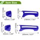 thumbnail image 4 of Cubierta de Manija de Puerta Azul Profundo Única para Jeep Wrangler JL JLU 2018-2022 Juego de Cubierta de Manija de Maletero Decoración Exterior Trim ABS 1 Juego, 4 of 6