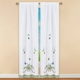 thumbnail image 2 of Collections Etc Butterfly Lace Rod Pocket Top Window Curtains, 2 of 4