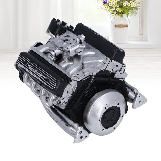 Kits de Modelo de Motor V8, Modelo de Construcción de Motor de Automóvil V8, Adorno de Escritorio, Decoración del Hogar para adolescentes entusiastas de los automóviles