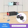 thumbnail image 4 of NiamVelo 5 Tier Storage Shelves Heavy Duty Metal Shelf for Garage Kitchen Bathroom Rack Chrome, 4 of 7