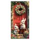 thumbnail image 3 of Xihbxyly Cortina de Pascua para Puerta, Diseño Festivo Multicolor, Tela de Poliéster Duradera, Tamaño Generoso para Puertas Estándar, Decoración para El Hogar y El Jardín, Ideal para Celebraciones Na, 3 of 7