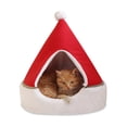 thumbnail image 1 of Tienda de campaña para gatos, cueva, árbol de Navidad, cómoda cama triangular para gatos, 1 of 8