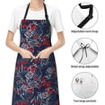 thumbnail image 6 of Picia Cool Red Off-Road Vehicle Waterproof Apron for Unisex Adult - Adjustable Bib Apron with Pockets, Ideal for Cooking, Gardening, Painting, and Household Chores, 6 of 9
