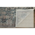 thumbnail image 4 of Feizy Marquette Transitional Medallion, Blue/Ivory, 6'7" x 9'10" Area Rug Stain Fade Resistant Pet & Kid Friendly Bohemian & Eclectic Oriental Floor Rug for Living room Bedroom, 4 of 8