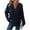 *Navy, variant on ClodeEU Womens Knit Hooded Sweaters, V Neck Button Down Shirt With Drawstring ,Henley Pullover Tops Wine,Womens Plus L