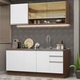 thumbnail image 2 of Cocina Integral 180cm Marrón/Blanco Glamy Madesa 06, 2 of 5