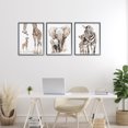 thumbnail image 2 of Stupell Industries Jungle Animal Babies with Mothers 3 Piece Black Framed Giclee Art Set design by Ramona Murdock, 20 x 16, 2 of 8