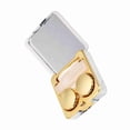 thumbnail image 3 of Estuche para lentes de contacto Nikou con espejo cuadrado dorado, 3 of 15