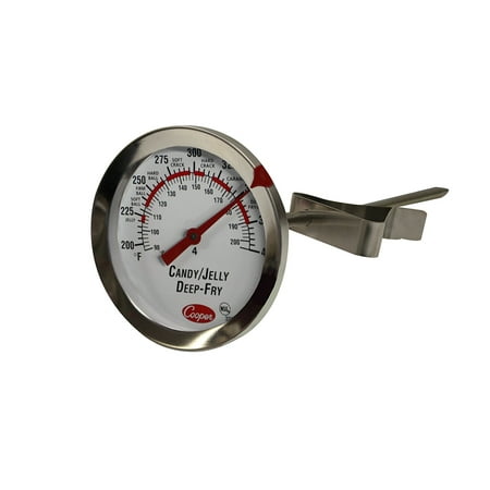 Jelly Thermometer - -Atkins 322-01-1 Bi-Metals Candy/Jelly/Deep Fry Thermometer, 200 to 400 degrees F Temperature Range, Thermometer CandyJellyDeep Temperature F Atkins Metal Fry.., By Cooper