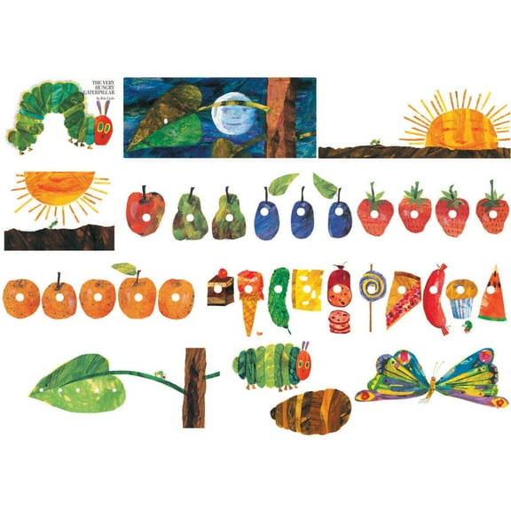 Little Folk Visuals The Very Hungry Caterpillar Felt Set - 14 Pieces