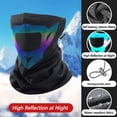 thumbnail image 1 of Black Scarf Winter Riding Mask Warm Scarf Wind-Proof Water-Proof Ear Protection Reflective Headscarf for Men Women, 1 of 3