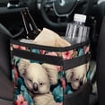 thumbnail image 6 of Koala Mini Car Trash Can with Foldable Lid, Leak-proof Design and Hanging Storage Bag for Auto - Car Trash Can, 6 of 6