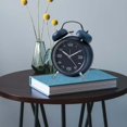 thumbnail image 4 of Reloj de metal creativo con alarma de campana de cuerda, 4 of 5